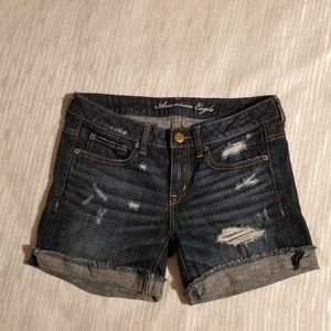 Like New American Eagle Cuff Shorts